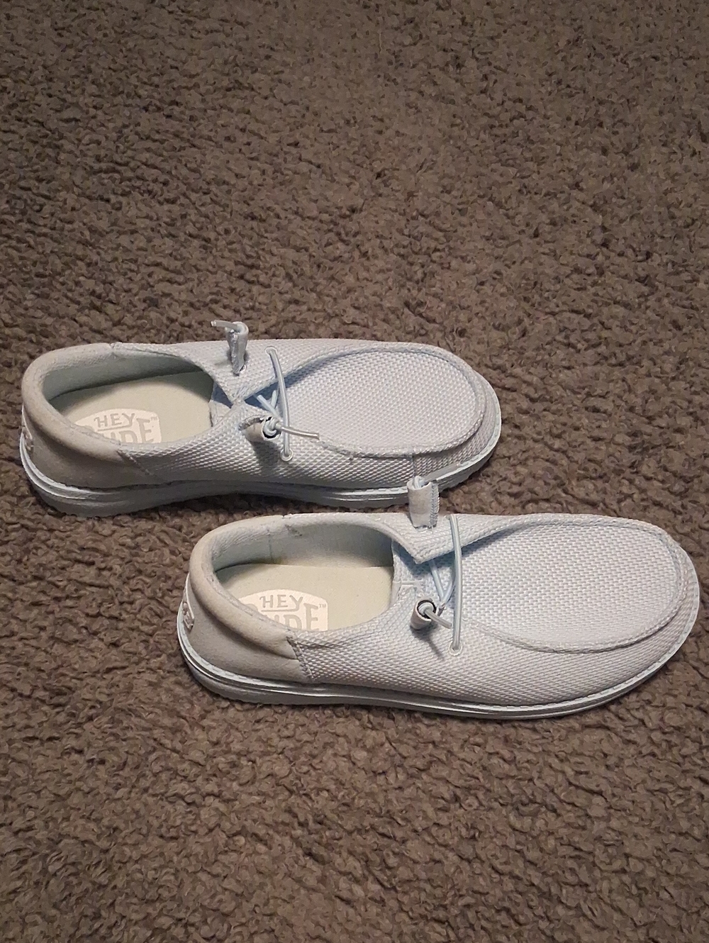Hey Dude Light Blue Casual Slip-On Loafers